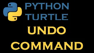 Python Turtle Graphics 6 Undo Command