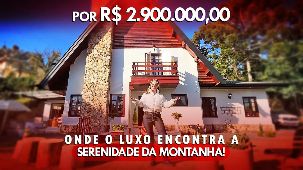 Video do Imóvel: Casa encantadora no Jardim Véu da Noiva – Campos do Jordão