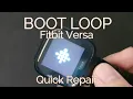 Fitbit Versa Boot Loop Repair