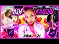 I made Ash Kaash in NBA 2K21 I BOUGHT HER ONLYFANS BEST POINT GUARD BUILD IN 2K21