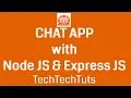 Node JS Tutorial How to create a simple realtime chat app using express socket io by TechTechTuts