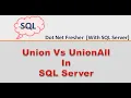 Union Vs Union All In SQL Server Union Union All DBMS SQL
