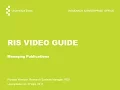 RIS Guide - Managing Publications