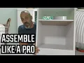 How to Assemble Mainstays Open Shelf Nightstand