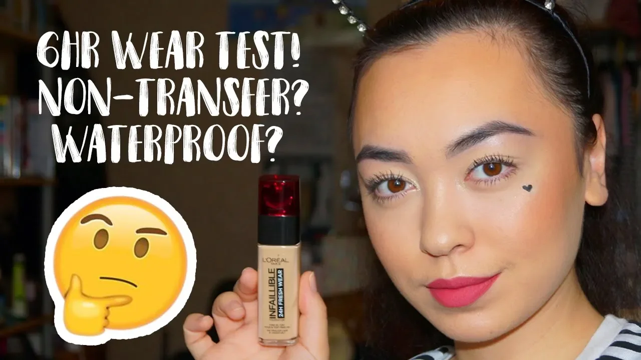 LOREAL INFALLIBLE 24H FRESH WEAR FOUNDATION REVIEW. 