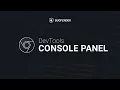 Google Chrome Tools - Console Panel