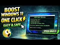 Boost Windows 11 Performance with ONE Click Easy Optimization Trick