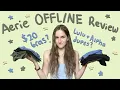 Aerie OFFLINE collection activewear review 5 months of wear Alphalete and Lululemon dupes