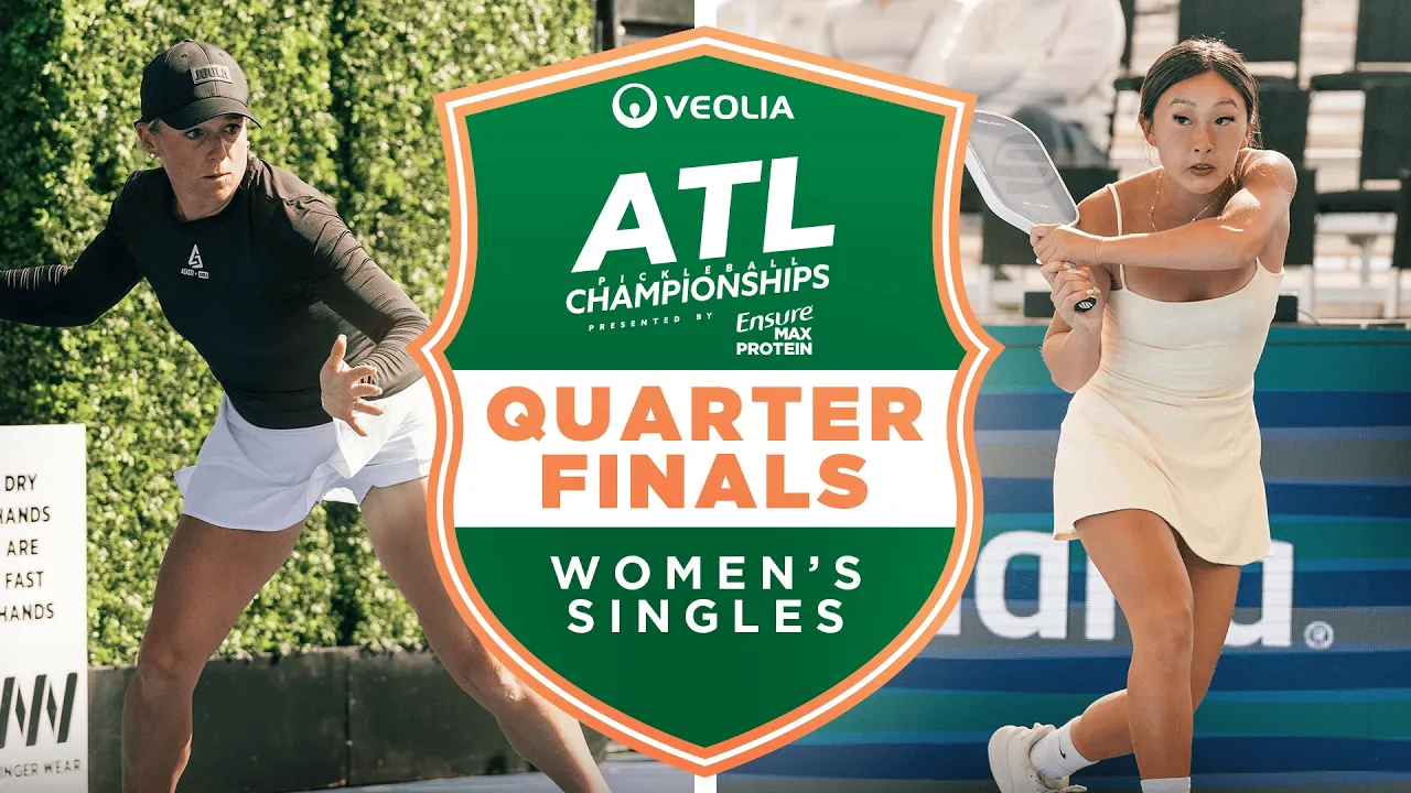 Brooke Buckner v Kiora Kunimoto at the Veolia Atlanta Pickleball Championships