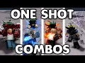 ONE SHOT COMBOS FOR EVERY CHARACTER in The Strongest Battlegrounds