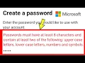 Fix Microsoft Passwords must have at least 8 characters and contain at least two of the