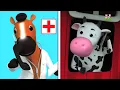 Five Little Piggies | 3D Nursery Rhymes For Kids And Childrens | Songs For Baby by Farmees