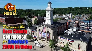 Decorating the Ross County Courthouse for America 250