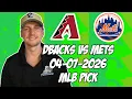 Arizona Diamondbacks vs New York Mets 26 MLB Pick Prediction MLB Betting Tips