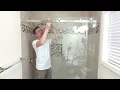 Frameless shower door unboxing and installation amazon product frameless shower door review
