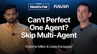 Agents Are Where Microservices Were in 2015 — Roberto Milev & Uday Kanagala, Navan