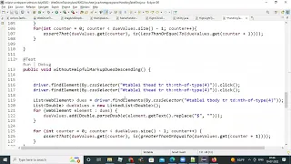 WebDriver TestNG Handling WebTables July20220719