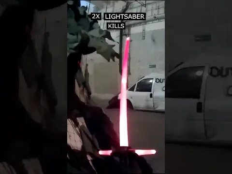 Bringing a Lightsaber to a Gunfight ⚔️ #airsoft #lightsaber #starwars #funny #novritsch