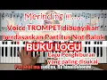 Download Lagu Terompet dibunyikan dengan Keyboard berdasarkan partitur not balok BUKU LOGU : PASAHAT MA SUDENA