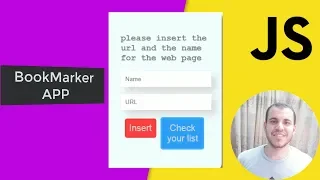 BookMarker application in JavaScript JavaScript exercises with source code
