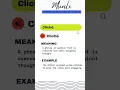 Lagu Meaning of Word  CLICHÉ #shortvideo #english #learning
