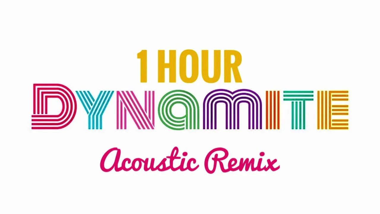 DYNAMITE BTS 1 HOUR LOOP Acoustic Remix