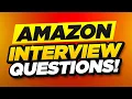 TOP 7 AMAZON Interview Questions Answers How to PASS an Amazon Job Interview