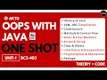 Java OOPS in One Shot Unit-1 OOPS With Java Aktu 4th Sem BCS 403 Aktu Exams One Shot