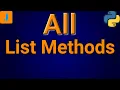 All Python List Methods