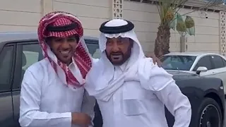 زيارة رجل الاعمال احمد العبيكان و رجل الاعمال احمد بن جلاله في بيت ابوفهد سنابات ابوفهد 