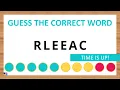 Guess the Correct Word Unscramble in Record Time 6 Letters Agent Quiz