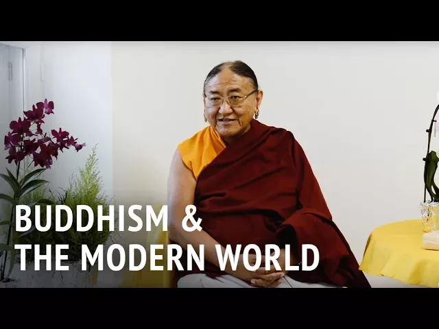 Buddhism & The Modern World | HH Sakya Trizin