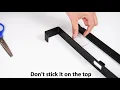 Over The Door Hanger with 6 Removable Door Hooks