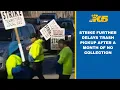 Strike further delays trash pickup after a nearly a month of no collection