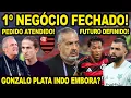 Lagu 1º NEGÓCIO FECHADO NO FLAMENGO PARA 2026! PEDIDO DA TORCIDA ATENDIDO! PLATA INDO EMBORA DO MENGÃO E+