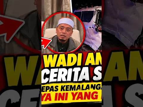 Ustaz Wadi Annuar Dedah Cerita Sebenar Selepas Kemalangan, Rupanya Ini Yang Berlaku!