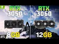 RTX 3050 vs RTX 3060 - 11 Games Test