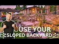 Backyard Slope Solutions How to USE your Sloped Backyard