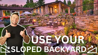 Backyard Slope Solutions How to USE your Sloped Backyard