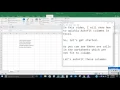 Quickly Auto Fit columns in Excel using VBA