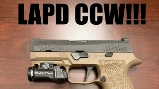 LAPD CCW initial application renewal and Arizona CCW permit
