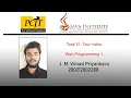 E-Commerce Web Project Task 51 1st Year Semester 01 J M Vimod Priyankara Java Institute