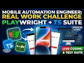 Mobile Automation Engineer Assessment Playwright TypeScript Mobile Web UI Testing