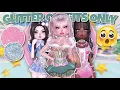 ONLY Making GLITTERY OUTFITS In Dress To Impress Roblox