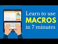 Learn Macros in 7 Minutes Microsoft Excel
