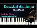 Download Lagu GIGI - Kusadari Akhirnya Piano Karaoke Versi Wanita