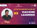 Day Machine Learning Master Class - Sanjay
