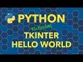 Python Tkinter Hello World