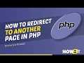 How to redirect to another page in php 2024 Skill Wave
