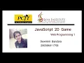 JavaScript 2D Game Development Java Institute Dewmini Bandara